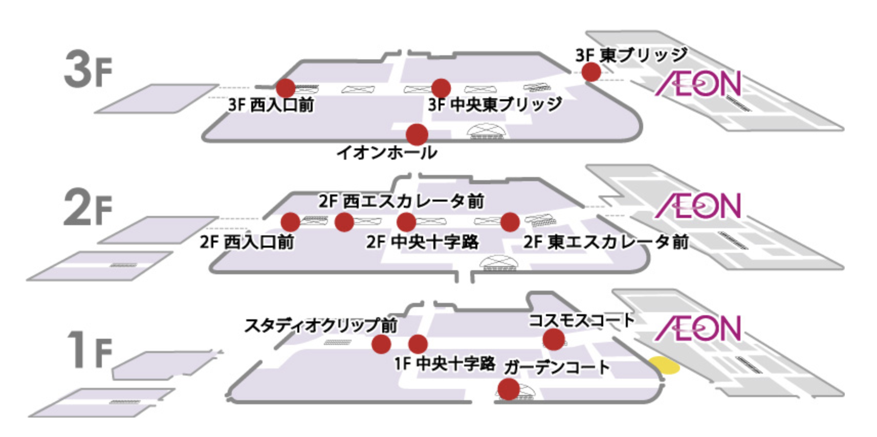 イオンモール千葉ニュータウン】モール棟1Fガーデンコート