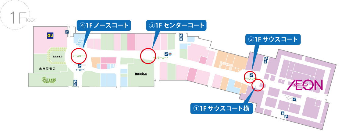 イオンモール福津】センターコート | AEONMALL イベントスペース・広告