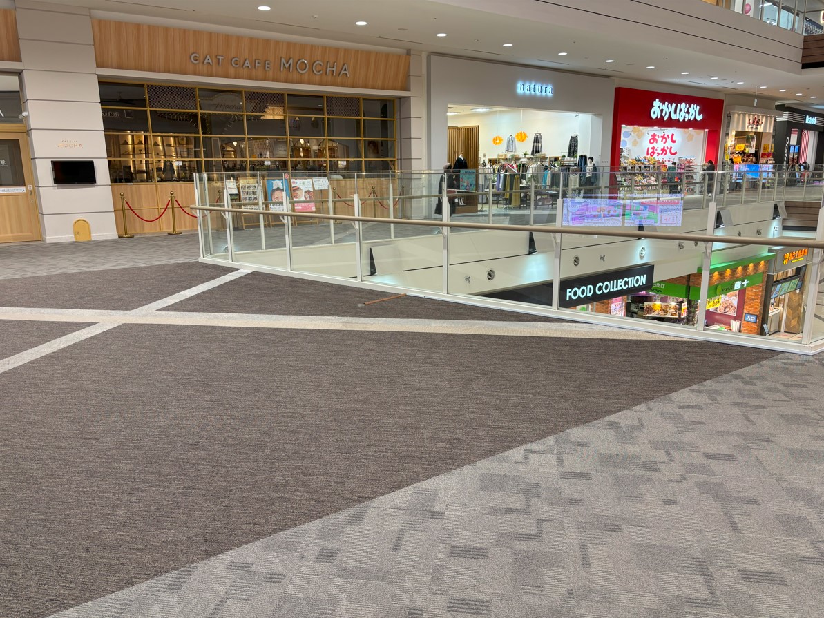 イオンモール福津】2階 サウスブリッジB（猫カフェ前） | AEONMALL
