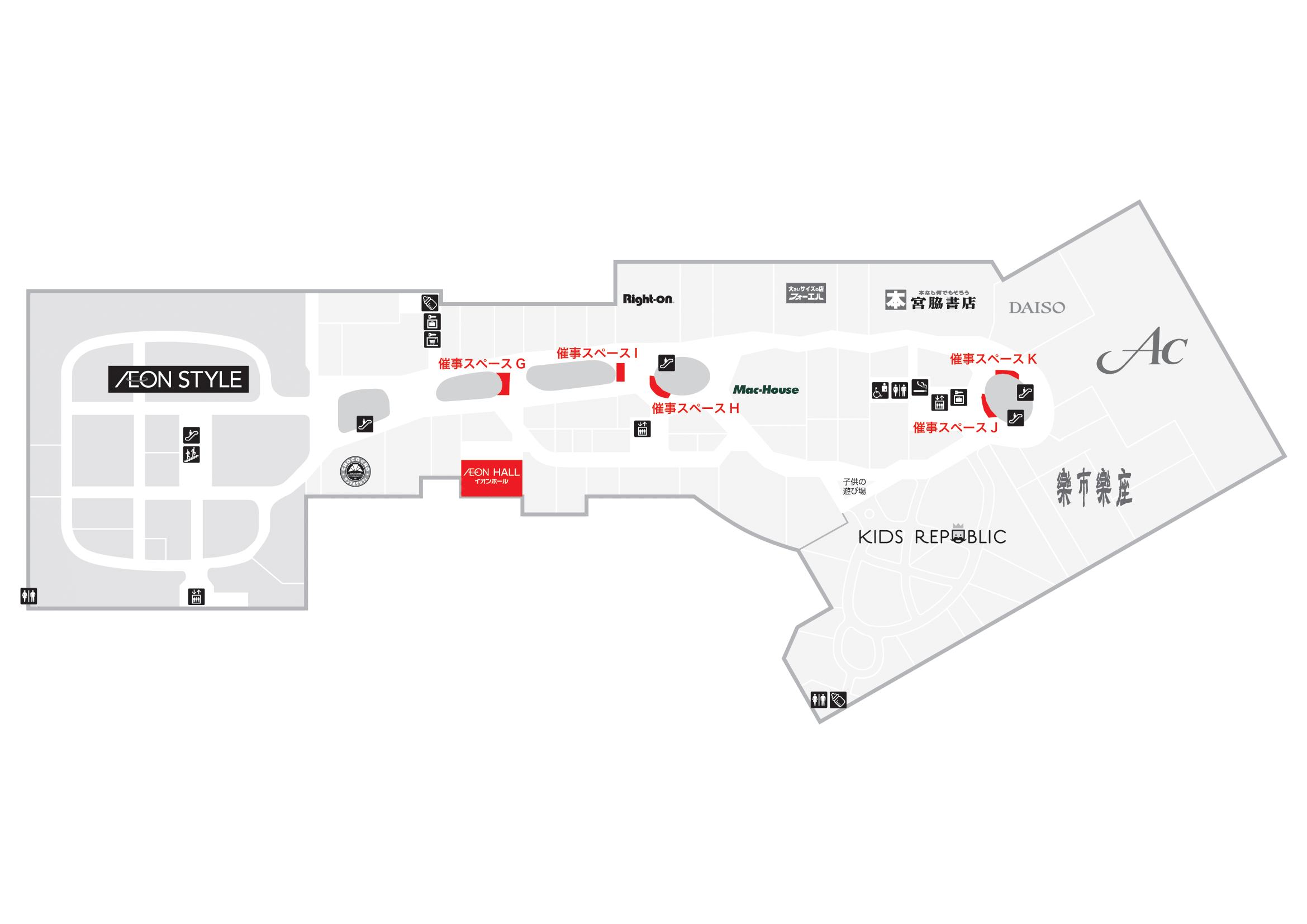 ガイアイオン SAJ イオンモール今治新都市】スペースJ（2F ソフトバンク前） | AEONMALL